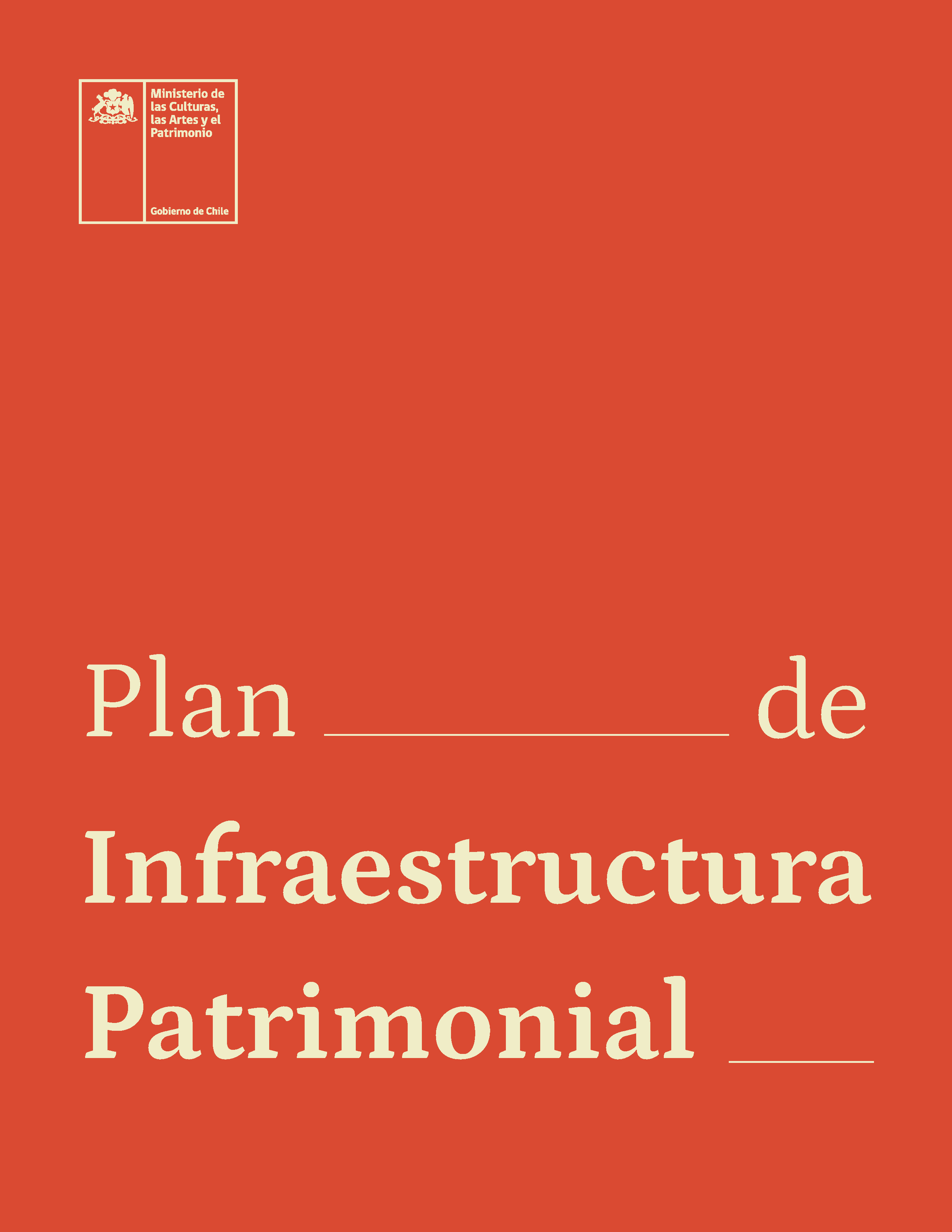 Portada de la publicación Plan de Infraestructura Patrimonial